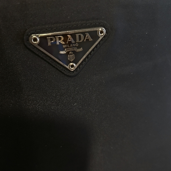 Prada Classic Black Nylon Tote, w/ COA - Picture 4 of 15